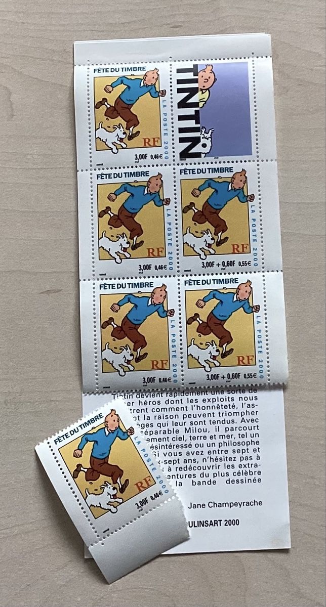 Fumetti: Tim und Struppi, Tintin Briefmarken – Usato da Reinach BL venduto da Linda013 1