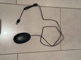 Souris HP filaire USB noir bon état