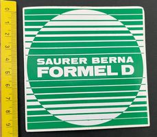 SAURER BERNA FORMEL D Aufkleber, Vintage