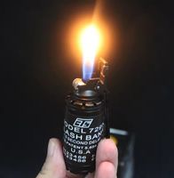 Briquet original grenade rechargeable gaz porte-clés