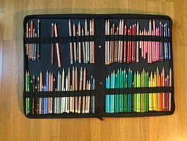 Farbstifte (ca 100) Faber Castell, Caran d‘Ache, Lumminance
