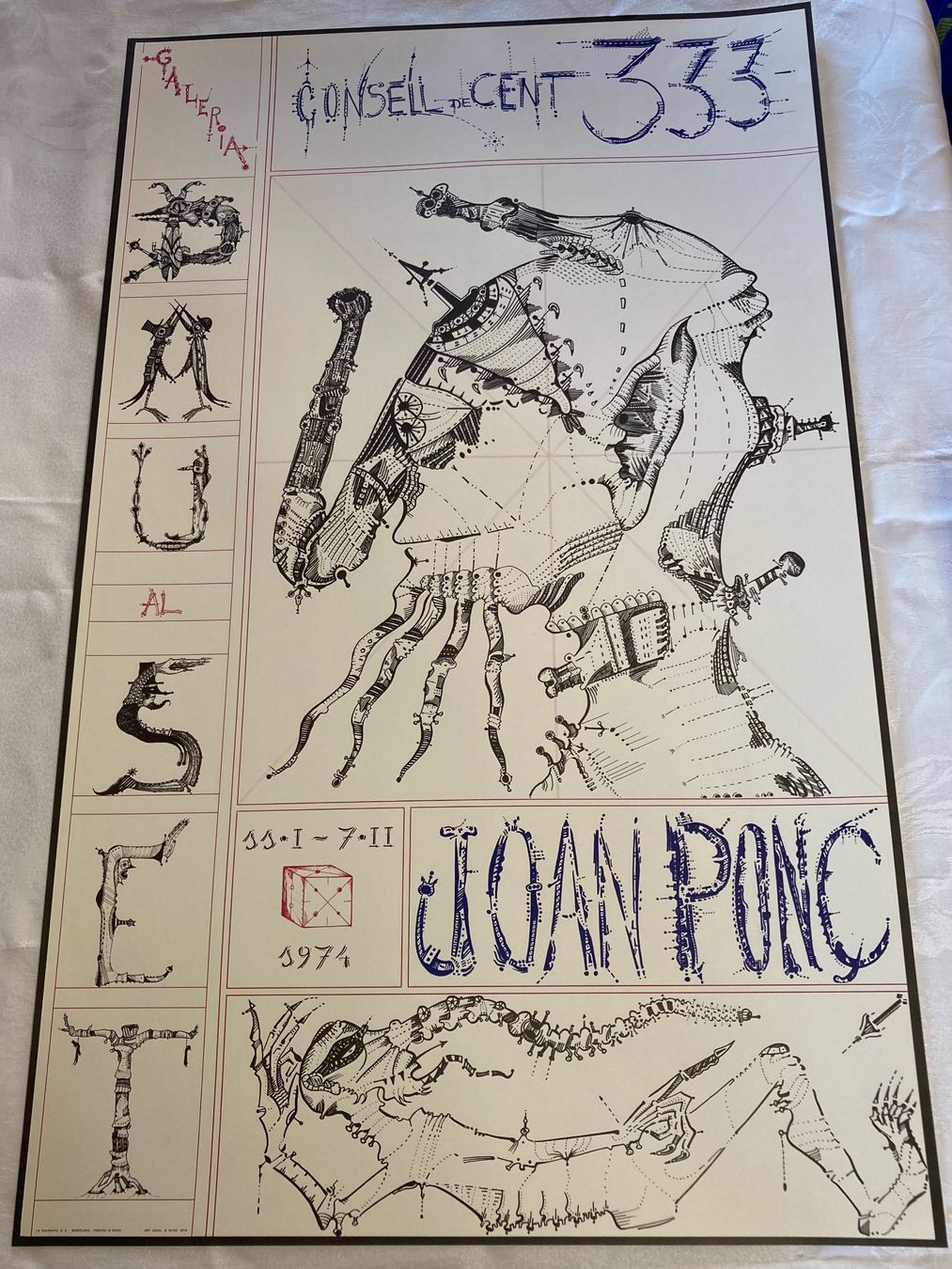 Foto & Immagini: PONC Joan Ausstellungsplakat 1974 – Usato da Bern venduto da Zauberkoenigin