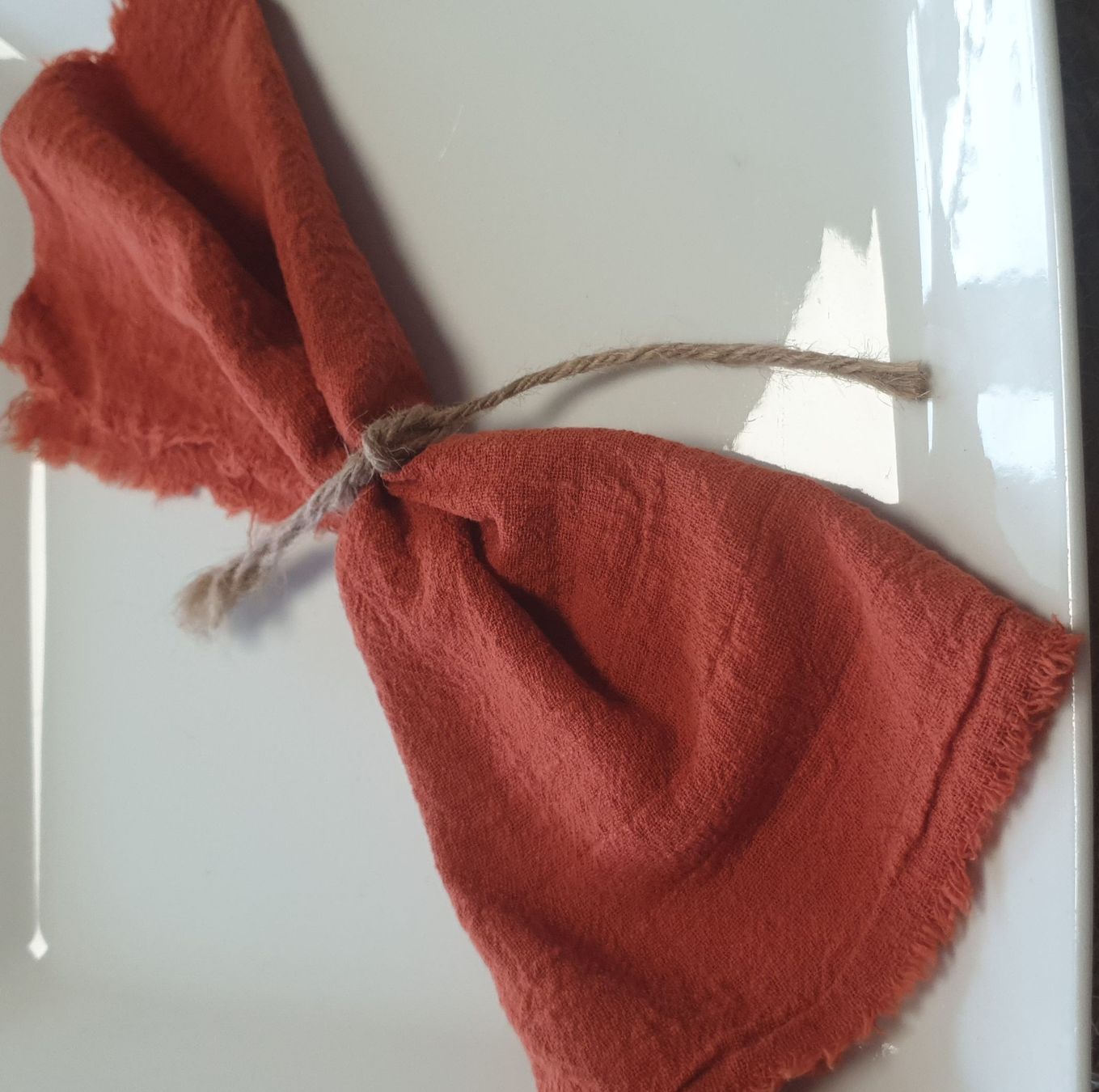 Tovaglioli: Lot de 95 serviettes terracotta – Nuovo (secondo la descrizione) da Montana venduto da ade_6nvz