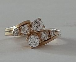 Anello Bucherer oro giallo 18 kt e diamanti 0.55 Wesselton