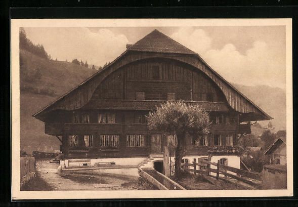 Cartoline postali: Diemtigen /Simmental, Schweizer Bauernha – Usato da Berlin venduto da bartko-reher