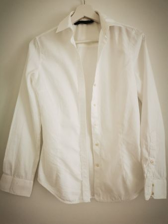 Zara Basic Weiss Hemd Gr. XS, Top Zustand
