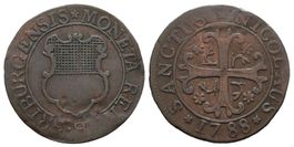 Freiburg Halbbatzen 1788  /3593