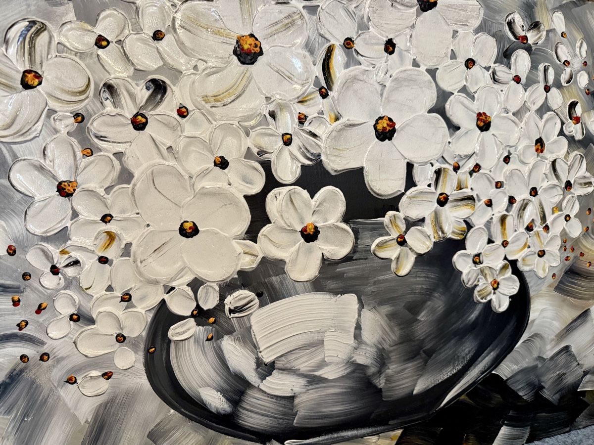 Foto & Immagini: Bild Acryl Blumen – Usato da Tafers venduto da 13julistek13 1