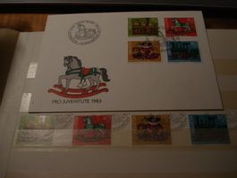 Pro Juventute 1983, FDC + Satz Lose o