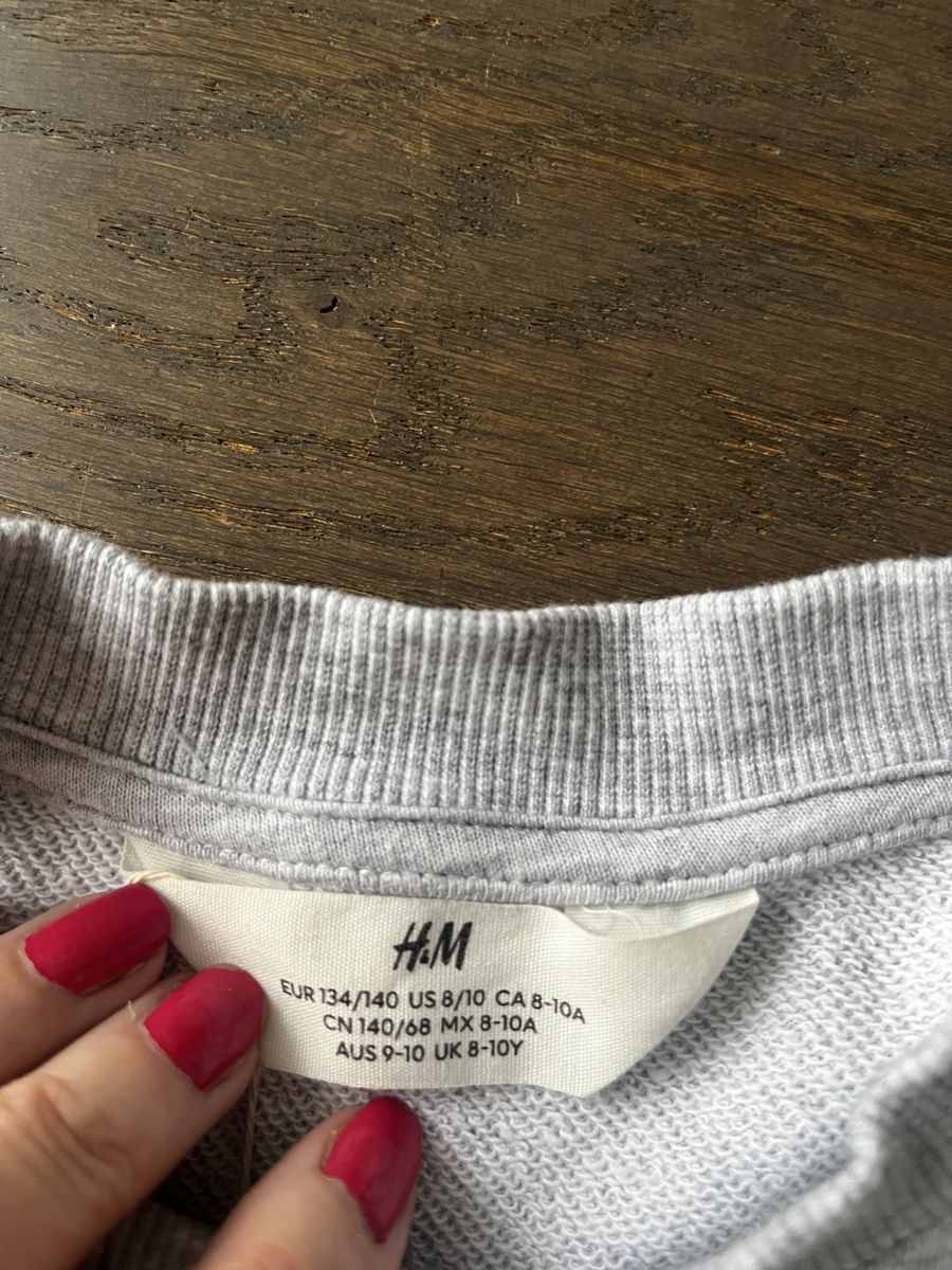 H&M Maglioni & Felpe: Pull sweat H&M gris 134/140 – Usato da gland venduto da Moral 2