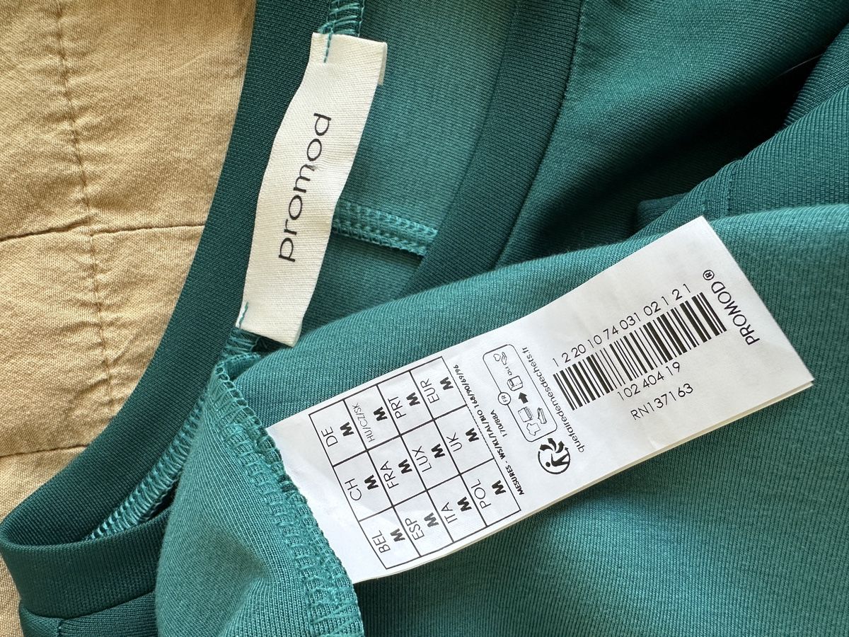 Promod Kleider: Robe PROMOD bleu canard – Gebraucht aus Dully von Gaby_bkz2 3