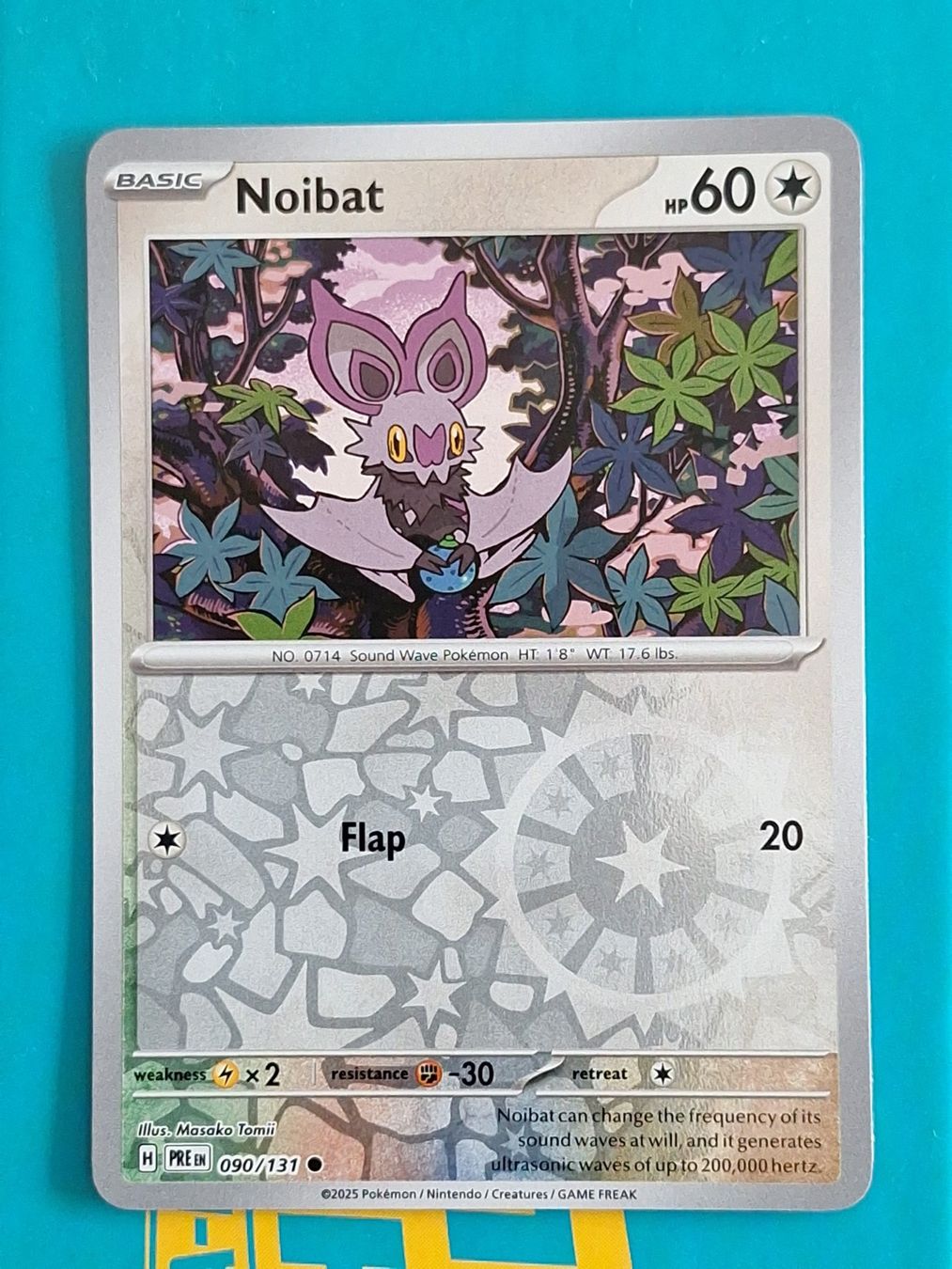 Pokémon Carte collezionabili: Noibat - Reverse Holo - Prismatic Evolution #1.6 – Usato da Altstätten SG venduto da GGsGameshop
