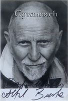 Alfred Burke (1918-2011) Schauspieler - Autogramm
