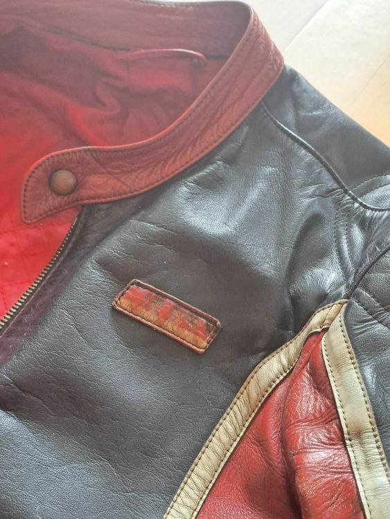 FLM Giacche: FLM Leder-Motorradjacke Vintage – Usato da Castaneda venduto da laurin155 3