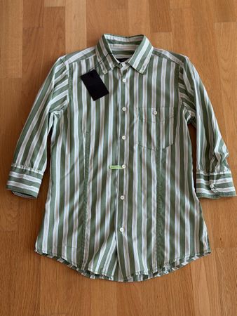 Originales Dsquared2 Shirt 3/4-Hemd gestreift - Grösse 48