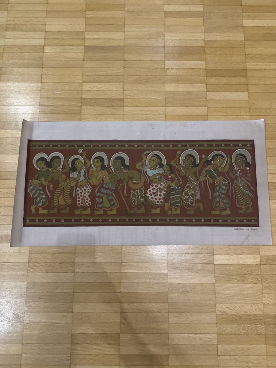 Gemälde: Pittura originale birmana, Khin Zaw – Gebraucht aus Viganello von Lolland_7