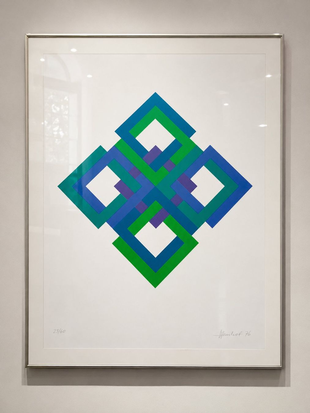 Grafica & Litografie: Lithographie OP Art 1970's – Usato da Montreux venduto da LeVintage33