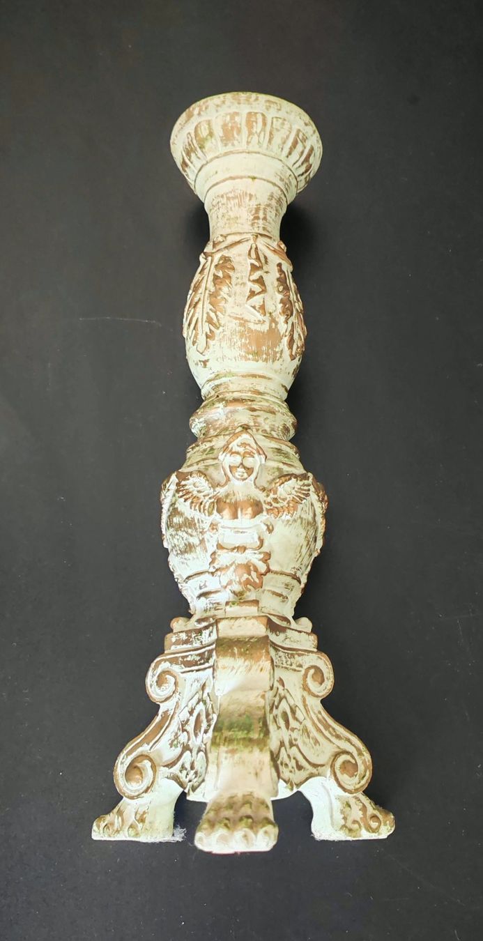Portacandele: Kerzenständer Vintage Shabby Chic – Usato da Ermatingen venduto da calus21