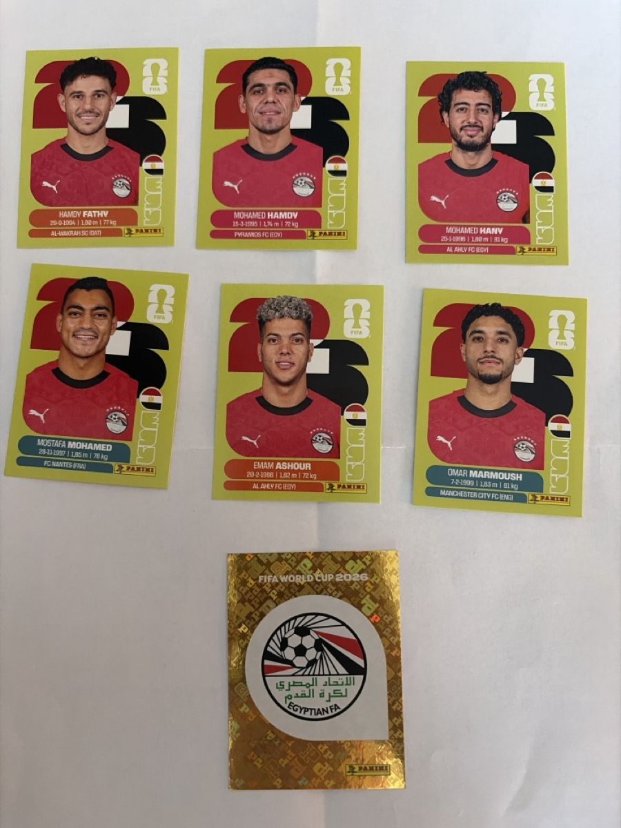 Panini Carte collezionabili: Panini 2026 lot de carte EGY – Nuovo (secondo la descrizione) da Pensier venduto da swerrmich
