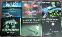 6 spannende Krimi Hörbücher von Andreas Franz 