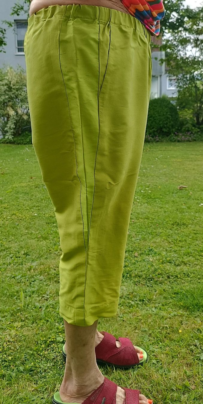 Hosen: Seidenhose Capri Damen Grün – Neu (gemäss Beschreibung) aus Horn von sonjamenzi 7