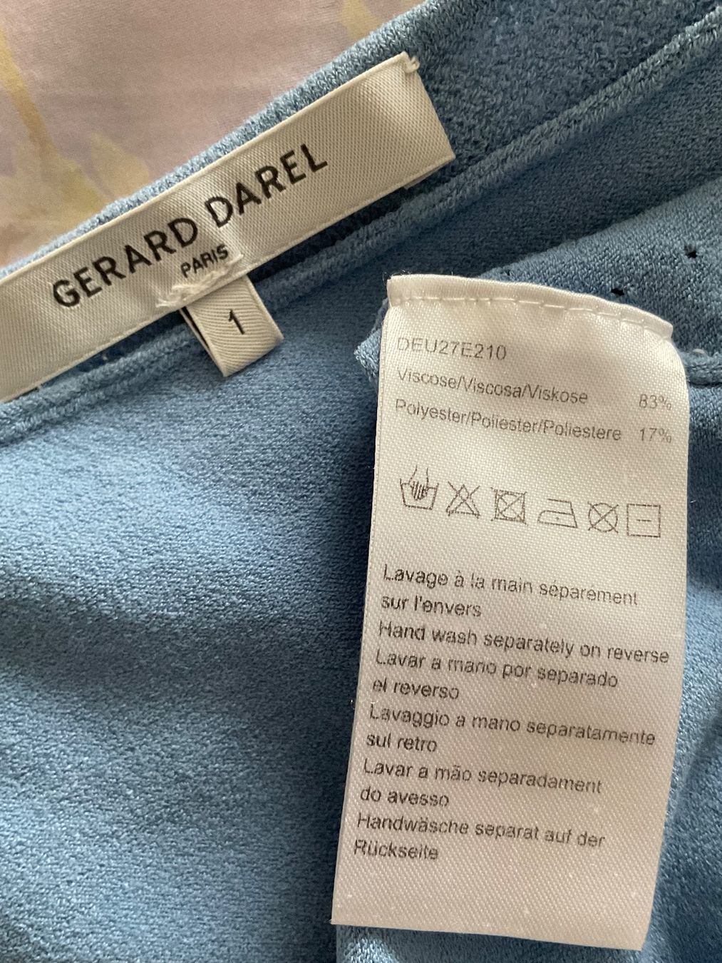 Gérard Darel Maglioni & Felpe: Gerard Darel Paris oversize Pullover Gr 36/S (1) hellblau – Usato da Urdorf venduto da alda02 7
