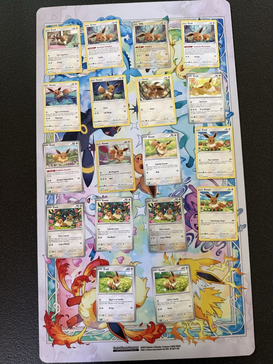 Pokémon Carte collezionabili: Pokémon - 18x Evoli/Eevee – Nuovo (secondo la descrizione) da Uvrier venduto da sauma85