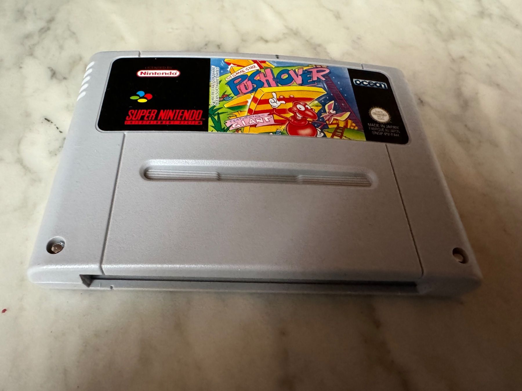 Nintendo Giochi: PUSH OVER SPIEL FÜR SUPERNINTENDO – Usato da hägendorf venduto da twilightprincess