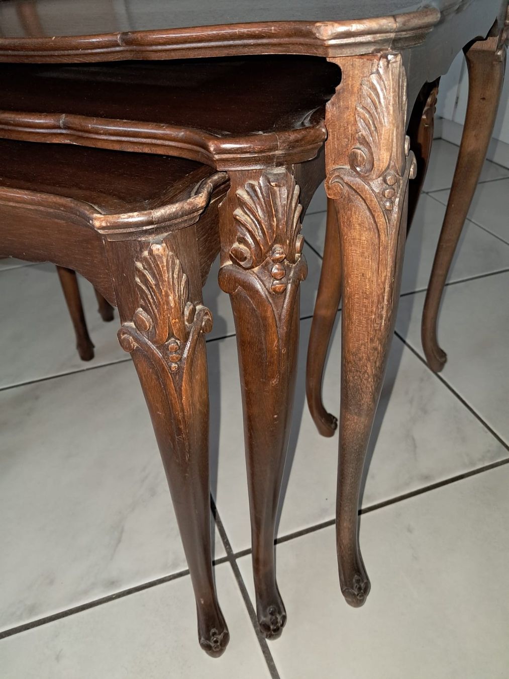 Set di tavolo e panche: Beistelltische 3er-Set – Usato da Aesch BL venduto da Aesch58 5