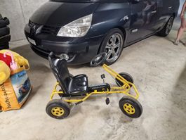 Gokart mit Pedalantrieb gelb guter Zustand