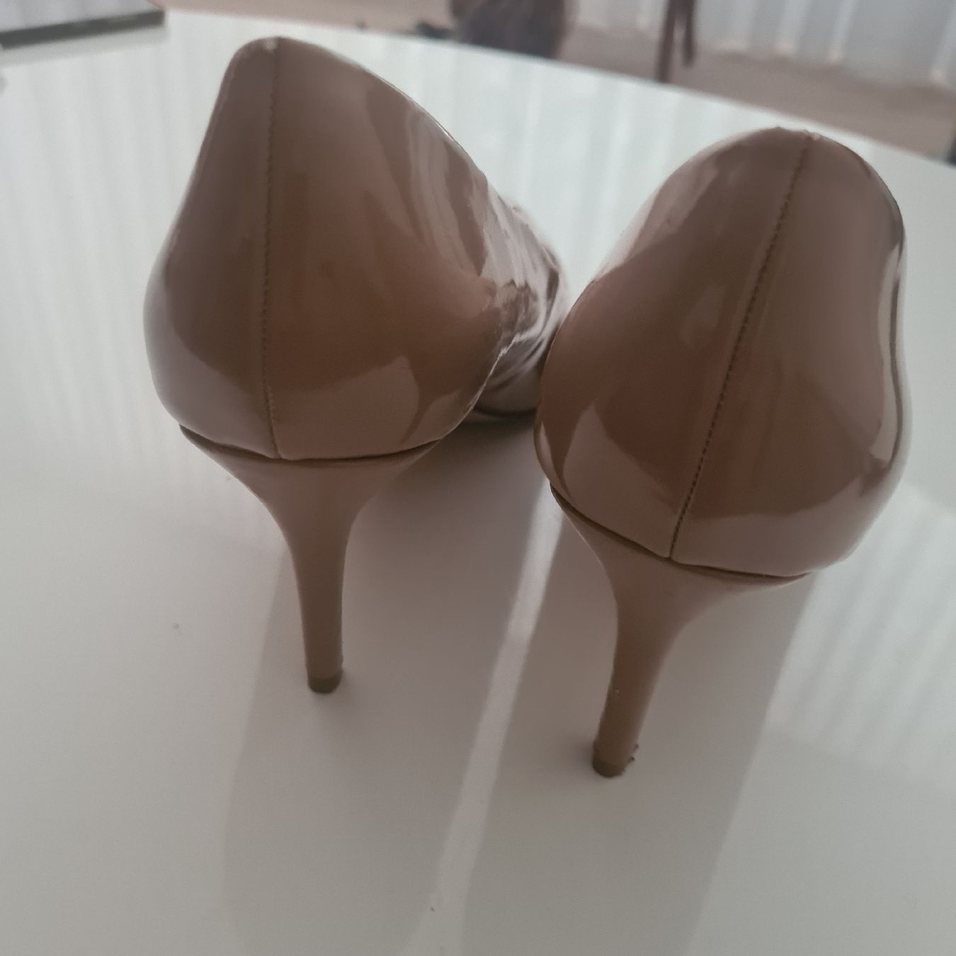 Scarpe da donna: Absatzschuh  Hellbraun Lack Gr 8 (42) – Usato da Steinen venduto da turbogeiss99 8