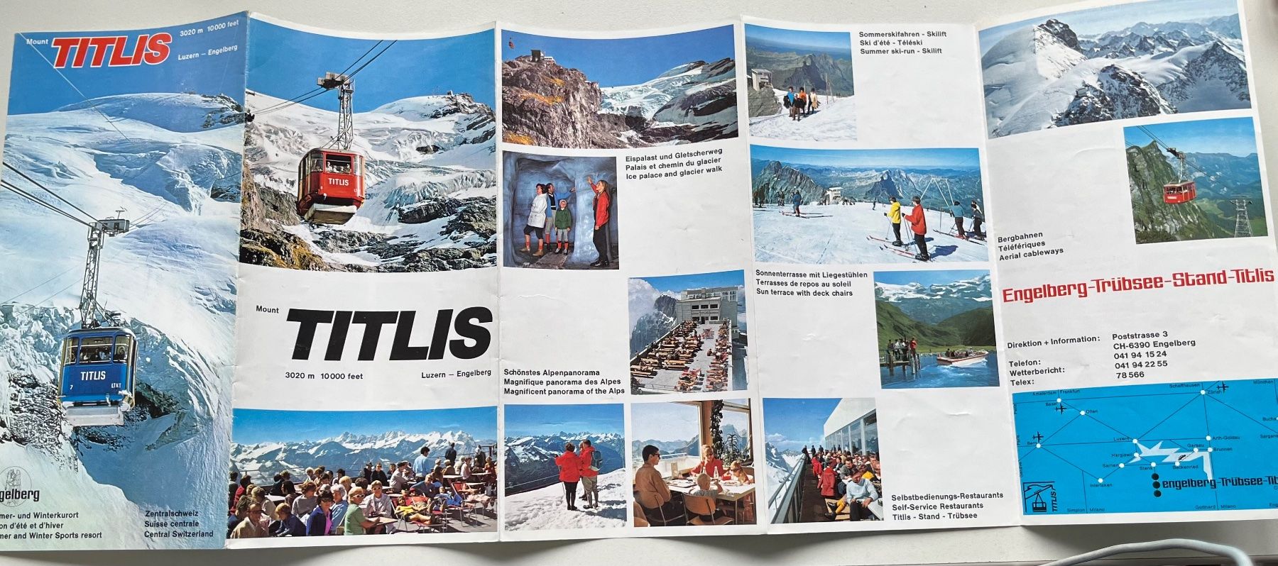 Documenti: Titlis Engelberg/ Gondelbahn/ Prospekt – Usato da Ostermundigen venduto da DaxKarten-75 3