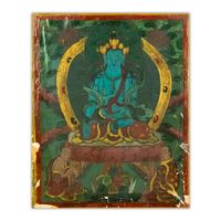 Antike Thangka aus Tibet, 19. Jahrhundert