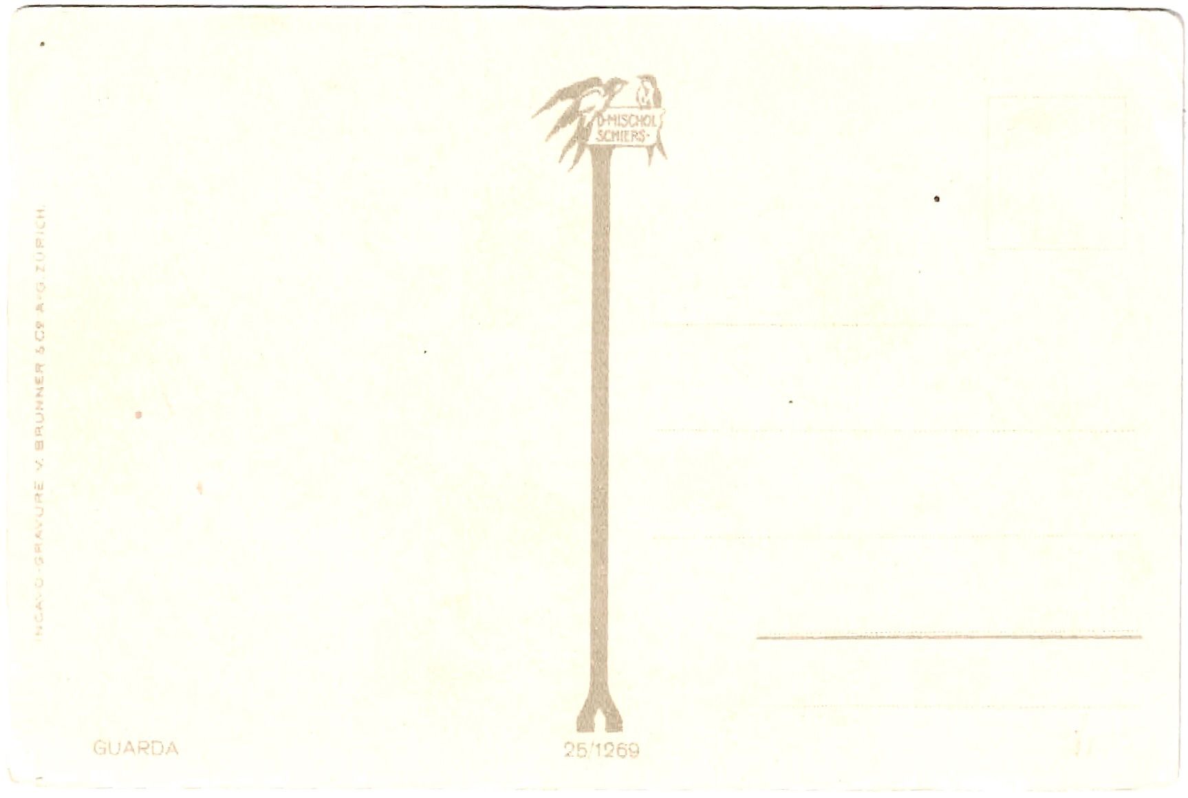 Cartoline postali: GUARDA ca. 3.95 (GR) – Usato da Oberdorf BL venduto da Hopfehuepfer 2