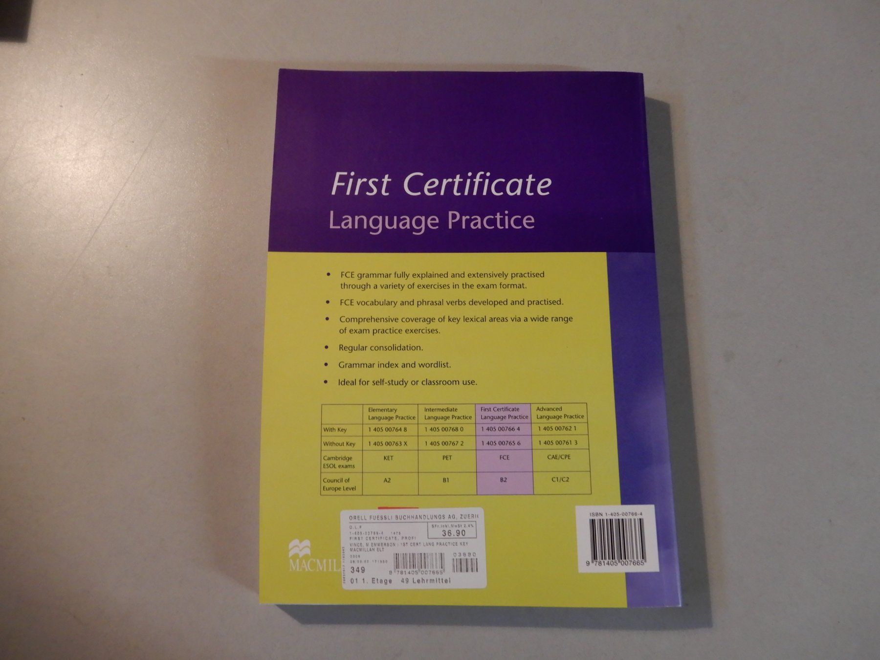 Libri: First Certificate – Language Practice mit Schlüssel! – Usato da Erstfeld venduto da Mario_boe0 9
