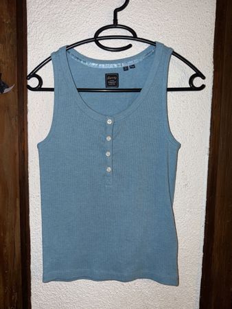 Superdry Top, Grösse S/M, hellblau - Ideales Sommerteil!
