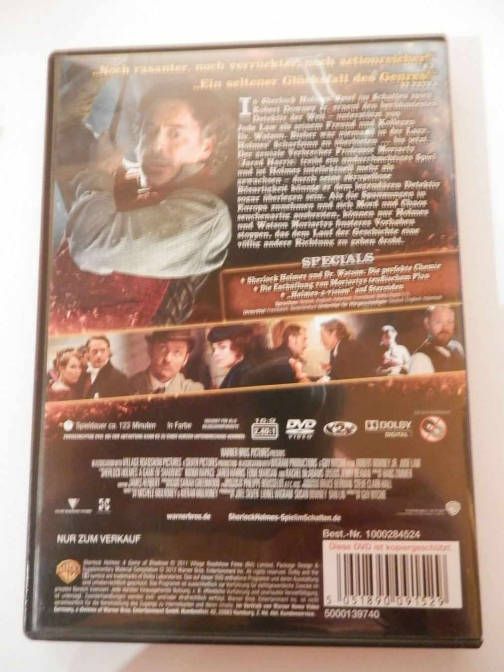 Tutti i DVDs: Sherlock Holmes - Spiel im Schatten – Usato da Weiach venduto da weiach82 1