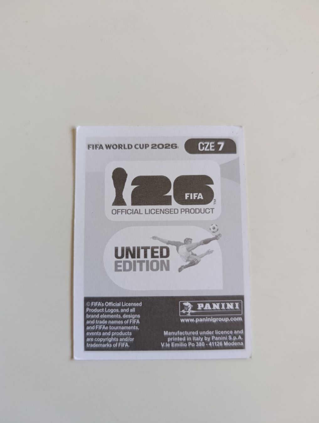 Panini Sammelbilder & Trading cards: Panini World Cup 2026 CZE 7 – Neu (gemäss Beschreibung) aus Lavey-Village von pas_7xd2 1