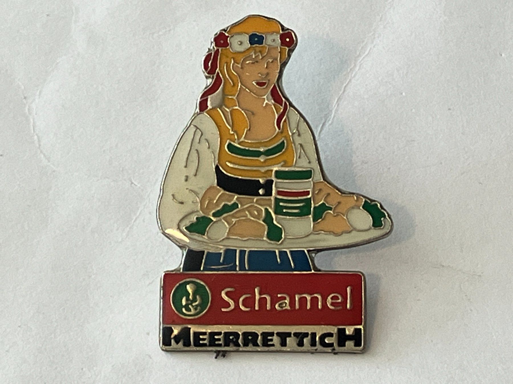 Plaketten & Abzeichen: 1 Pin Schamel Merrettich – Gebraucht aus Basel von djwwpp