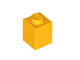 LEGO - 100x Bright Light Orange Brick 1x1 - 3005 - NEW