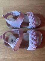 H&M Sandalen rosa Grösse 22 wie neu