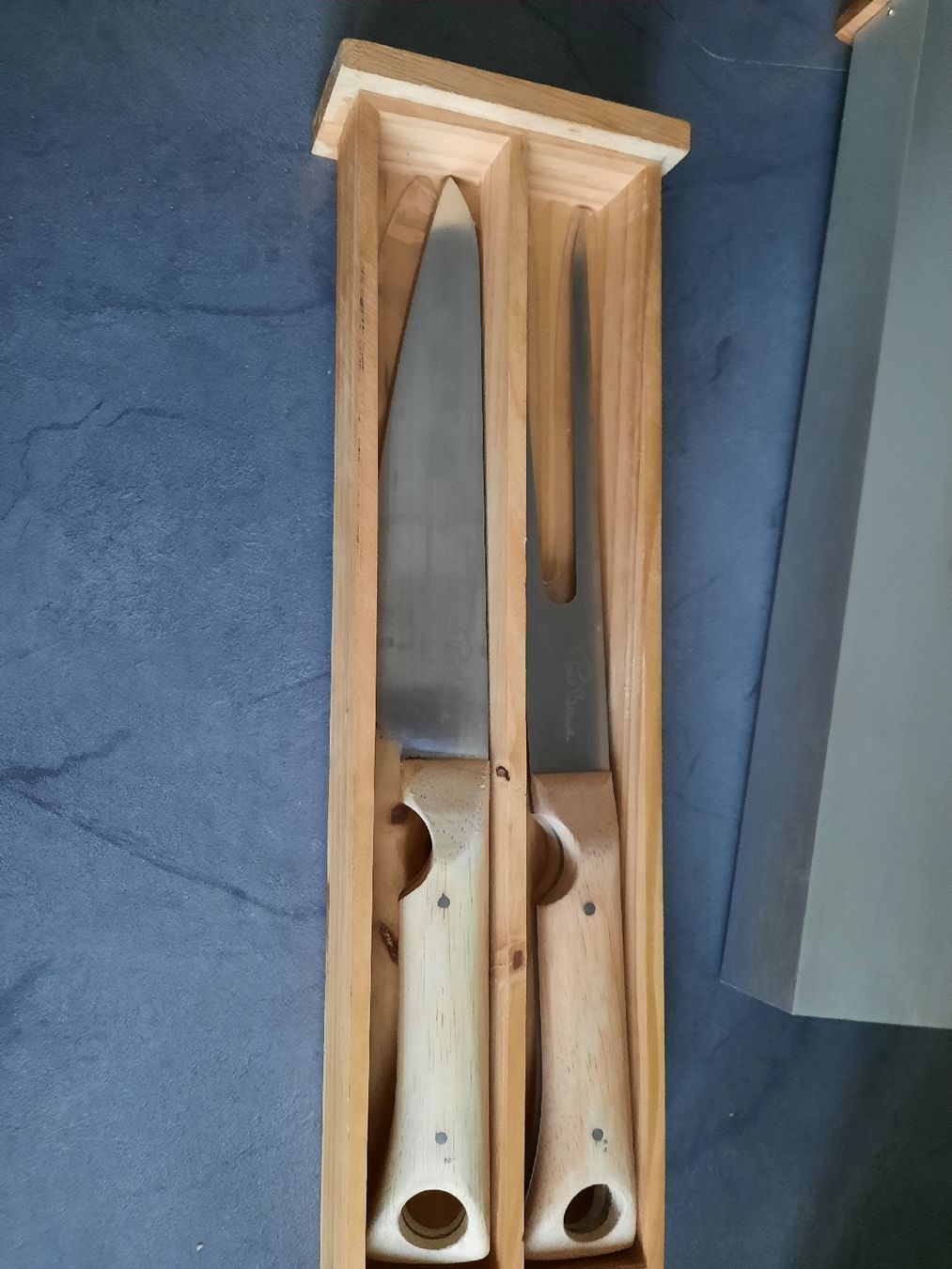 Coltelli da cucina: COUTEAU et FOURCHETTE à VIANDE. PAUL BOCUSE – Usato da Le Locle venduto da marylise01 2