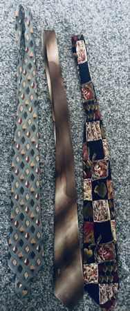 3er Set Herren Krawatten, diverse Marken, Top Zustand!