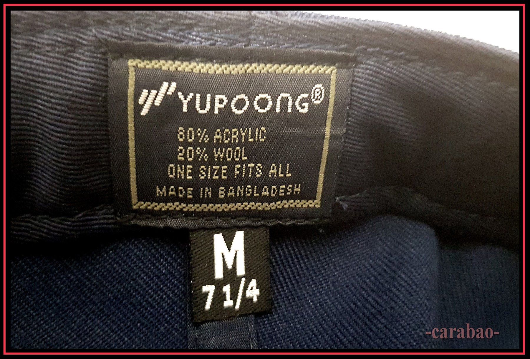 Copricapi, berretti & cappellini: Original YUPOONG Fitted Cap / Dunkelblau / Gr. M – Nuovo (secondo la descrizione) da Winterthur venduto da -carabao- 4