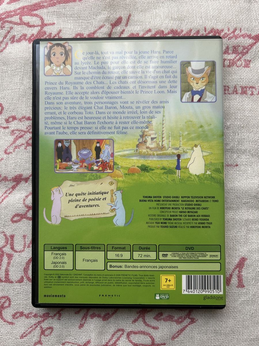 Tutti i DVDs: Studio Ghibli - Le Royaume des Chats DVD – Usato da Genève venduto da NipponiaNippon 1