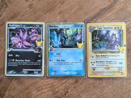 Hydreigon, Mimikyu, Light Toxtricity, 25th Pokemon TCG