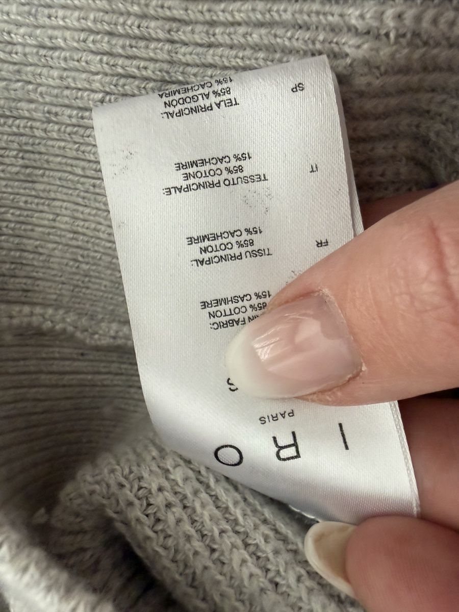 Iro Maglioni & Felpe: Iro Pullover grau wolle 38-40 L  – Usato da Wallisellen venduto da Aboutfashion 4