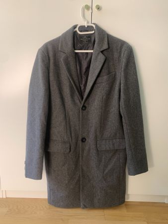 Brunswick Garments Mantel grau, Wollmix, Gr. M, Cotton On