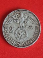 SILBER: REICHSMARK 1937 - 2 MARK - DEUTSCHES REICH