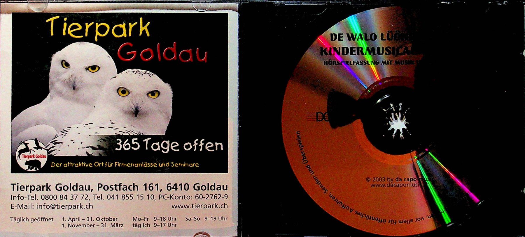 CDs: CD Walo Lüönd Kindermusical Tierpark – Gebraucht aus Reitnau von Zaomir 2
